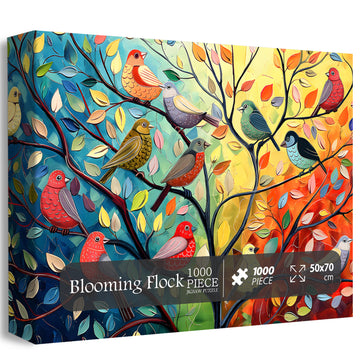 Blooming Flock jigsaw puzzle 1000 pieces